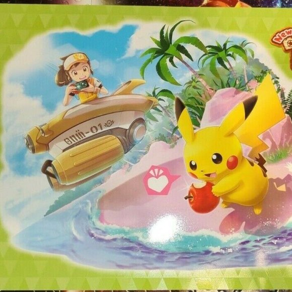 Gamestop Exclusive Pokemon Snap Nintendo Switch Collectible Poster - Picture 1 of 4